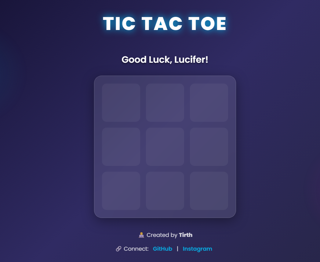 AI Tic Tac Toe